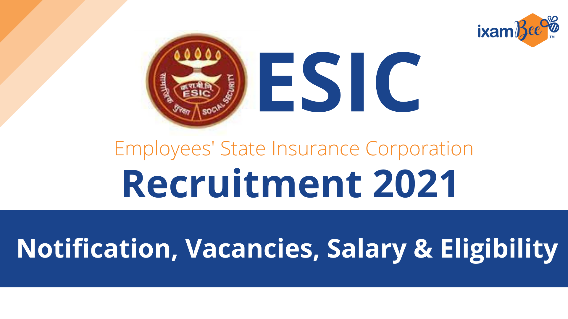 ESIC Recruitment 2021