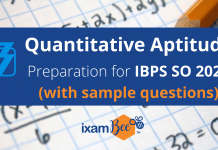 IBPS SO Prelims 2021