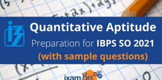 IBPS SO Prelims 2021