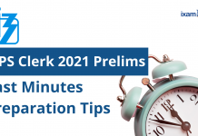 IBPS Clerk 2021 Prelims