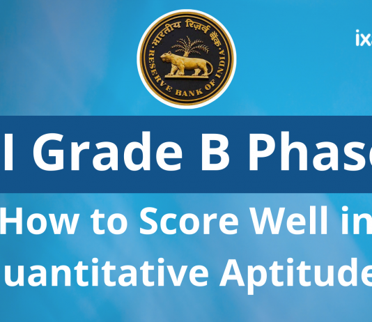 RBI Grade B Quantitative Aptitude