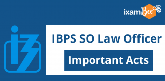 IBPS SO Law Exam Important Acts