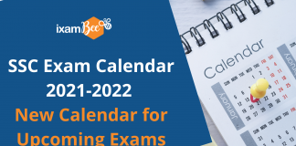SSC Exam Calendar 2021-2022