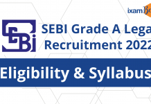 SEBI Grade A Legal Recruitment 2022