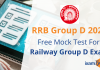 RRB Group D 2022 Mock Tests