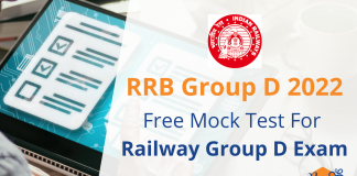 RRB Group D 2022 Mock Tests