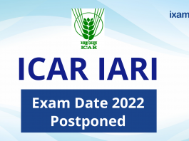 ICAR IARI Exam Date 2022 Postponed