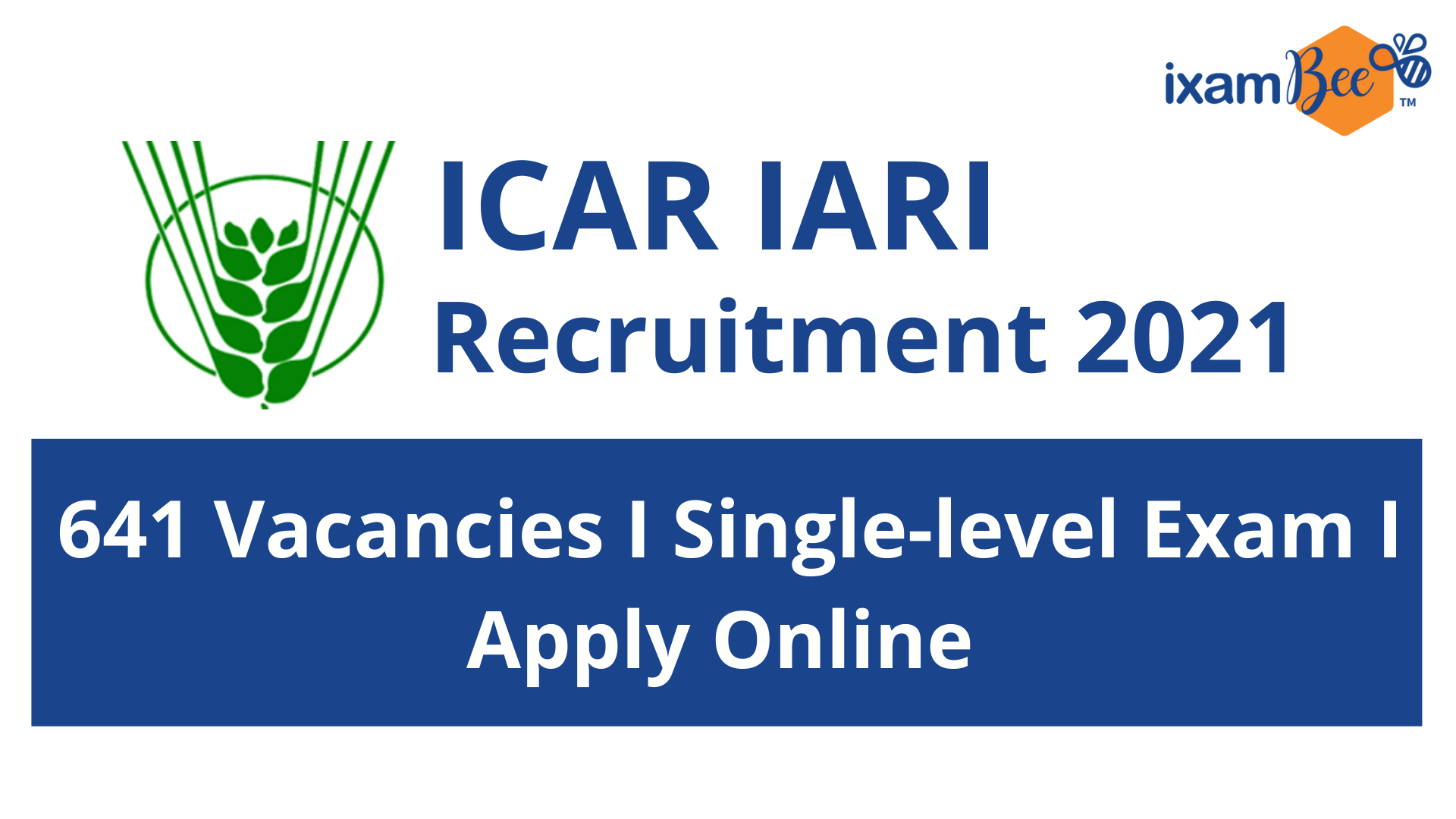 ICAR IARI Recruitment 2021