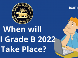 When will RBI Grade B 2022 take place?
