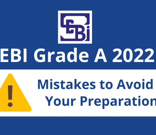 SEBI Grade A 2022: 7 Mistakes to Avoid in Your Exam Preparation