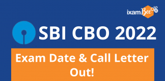 SBI CBO 2022 Exam Date