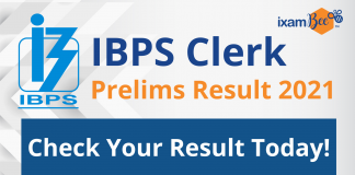 IBPS Clerk Prelims Result 2021