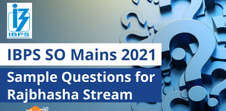 IBPS SO Mains 2021-22: Sample Questions for Rajbhasha Adhikari Stream