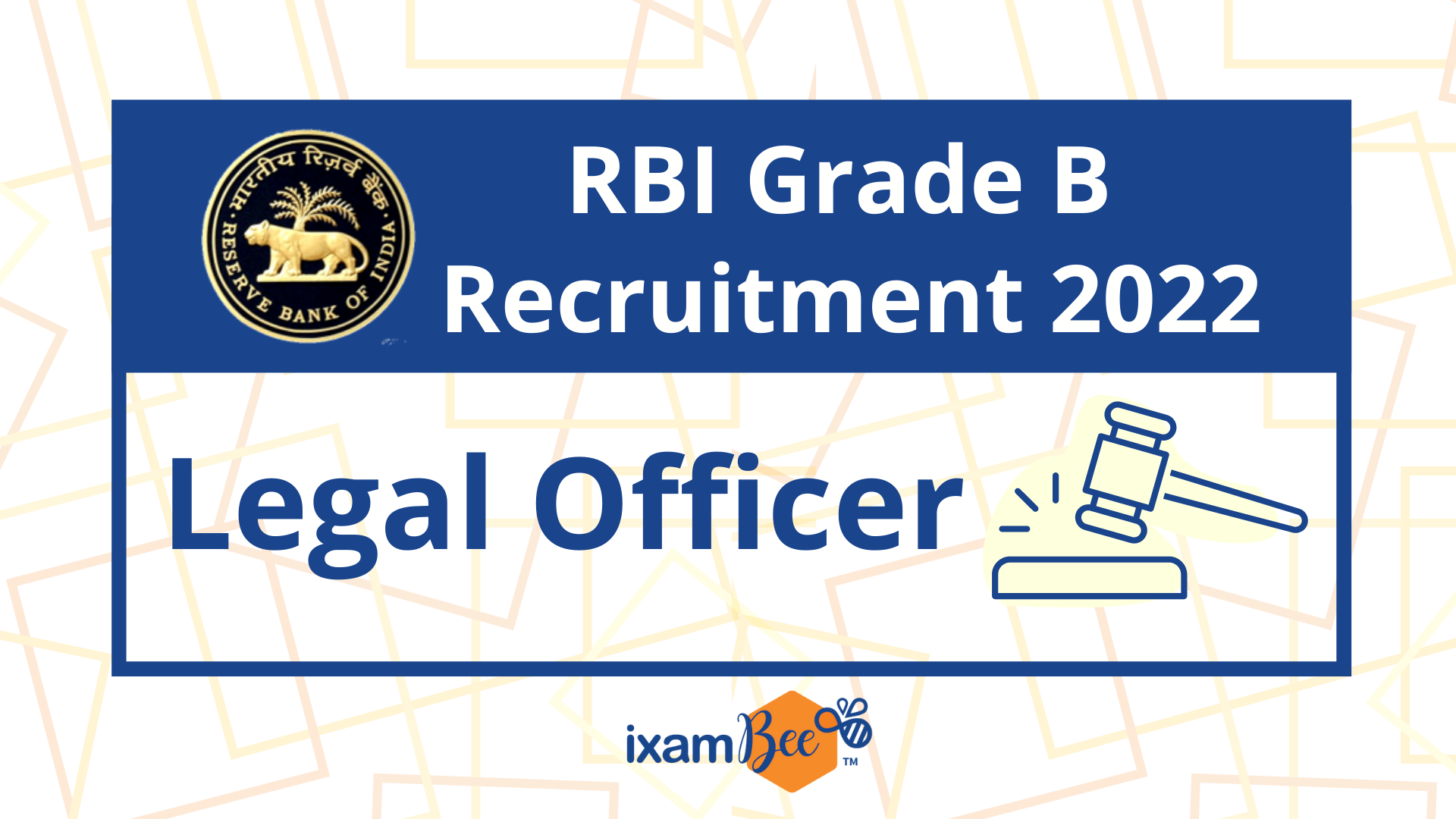 Government Jobs for Lawyers: RBI Grade B Legal Officer Recruitment 2021-22