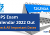 IBPS Exam Calendar 2022