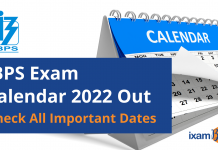 IBPS Exam Calendar 2022