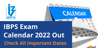 IBPS Exam Calendar 2022