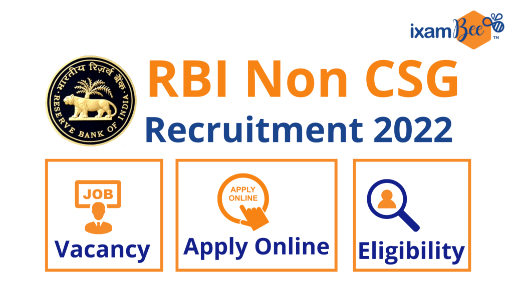 RBI Non CSG Recruitment 2022: