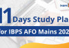 IBPS SO Study Plan 2022