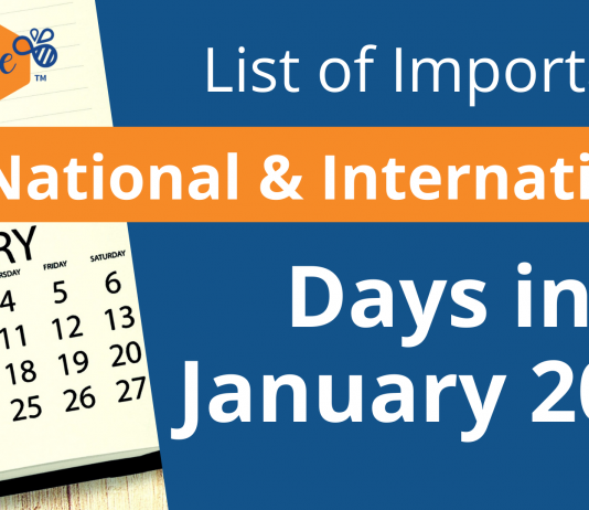 Important Days of January 2022