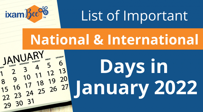 Important Days of January 2022