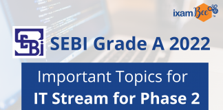 Important Topics for SEBI Grade A IT Stream Phase 2