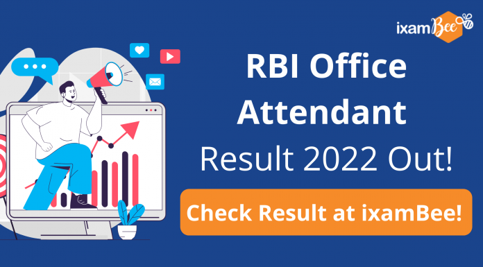 RBI Office Attendant Result 2022