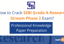 SEBI Grade A Research Stream Exam 2022