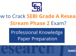 SEBI Grade A Research Stream Exam 2022