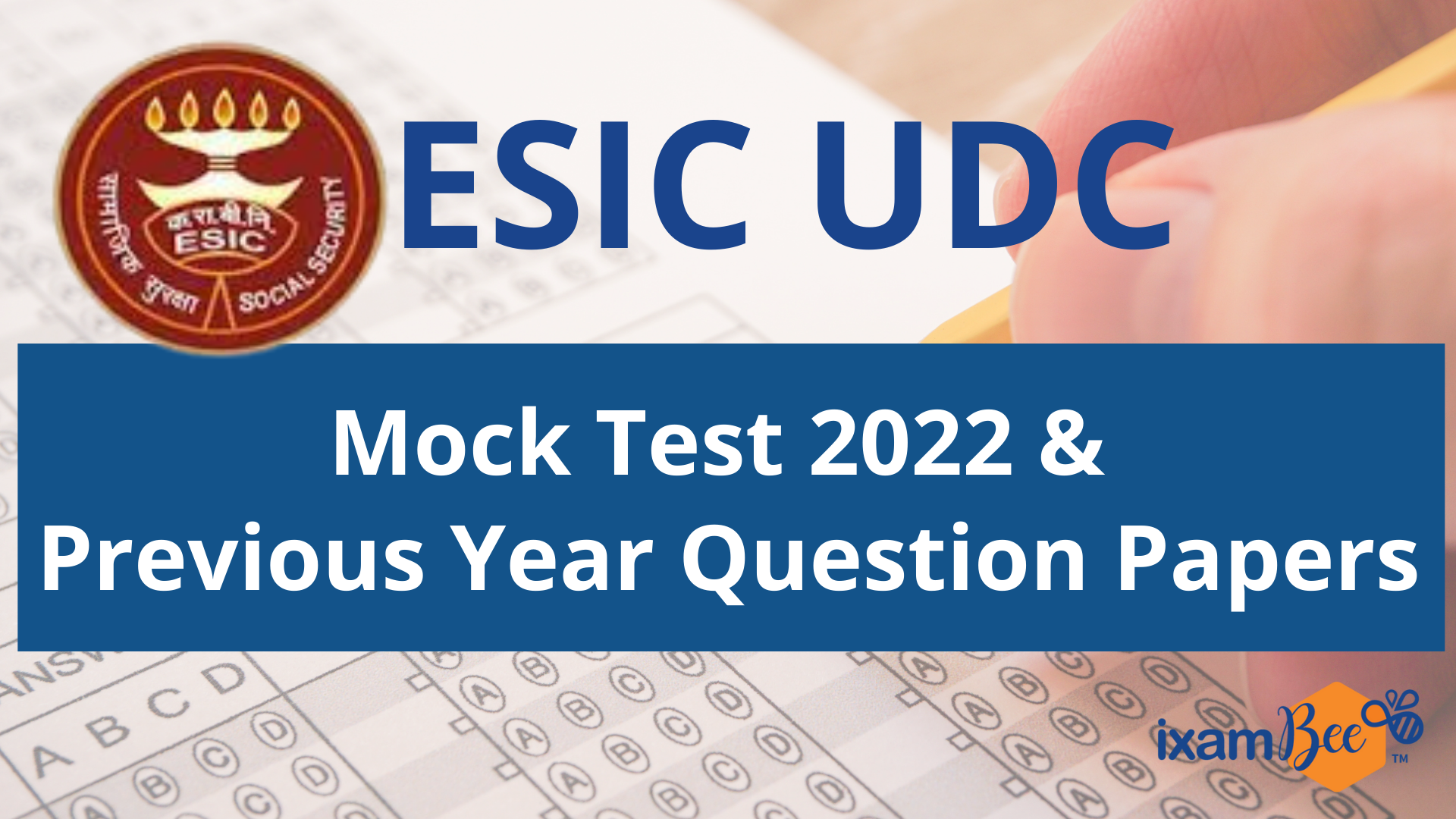 ESIC UDC Mock Test 2022