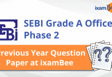 SEBI Grade A Officer Phase 2 Previous Year Paper