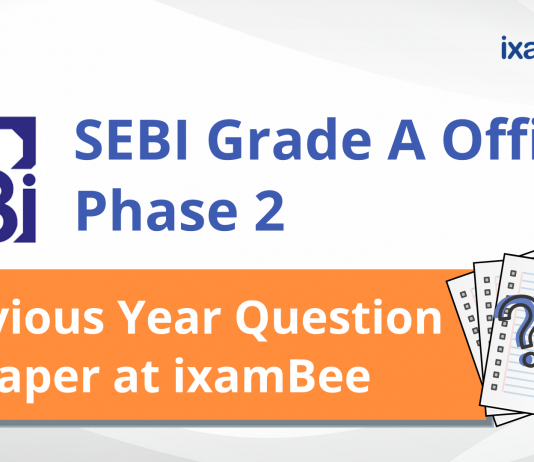 SEBI Grade A Officer Phase 2 Previous Year Paper