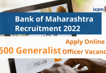 Bank of Maharashtra Recruitment 2022: Apply Online for 500 Posts