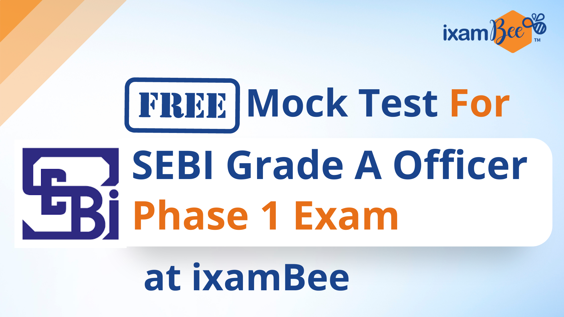 SEBI Grade A Mock Test 2022: Free Mock Test For SEBI Grade A Officer Phase 1 Exam