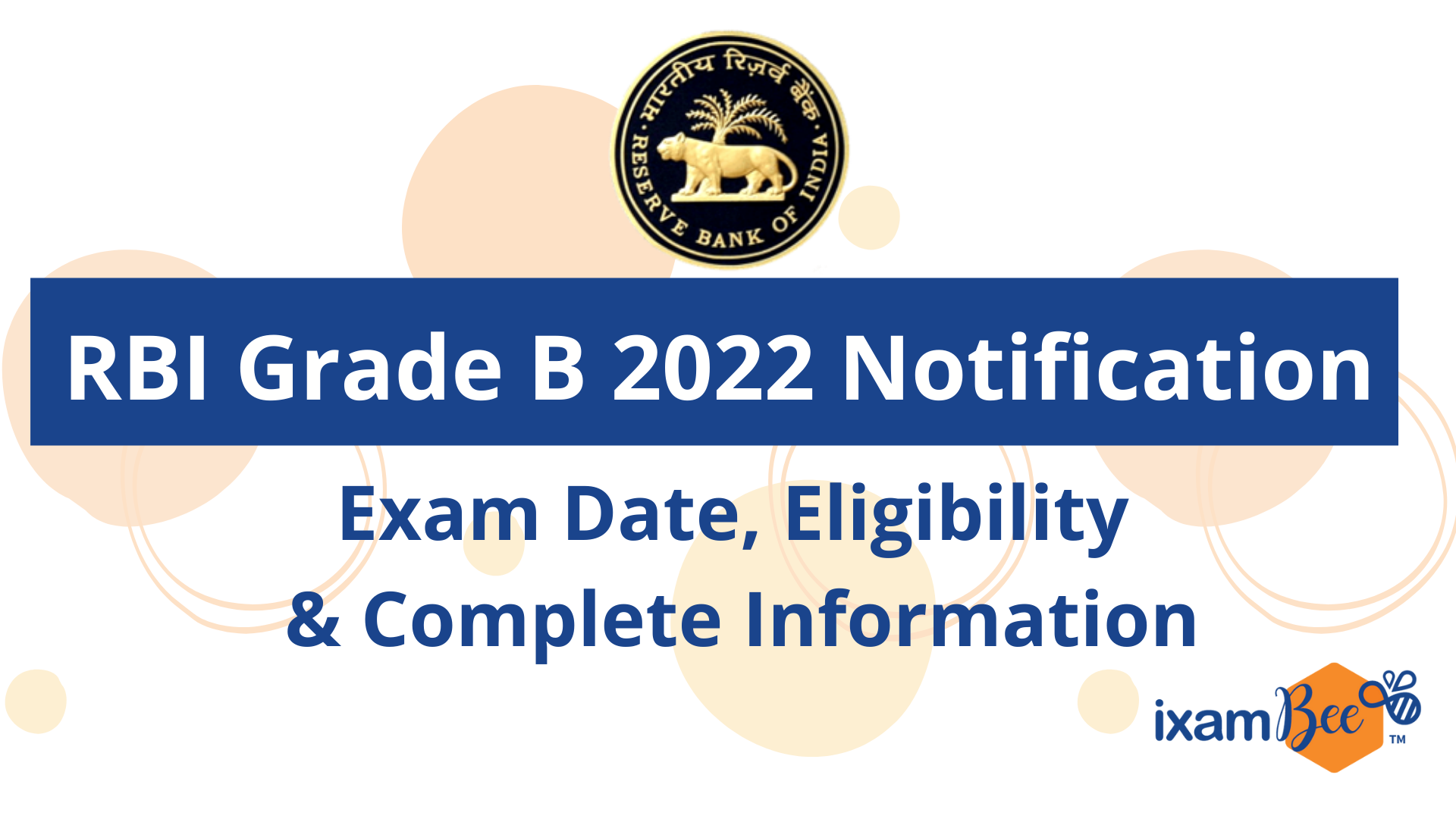 RBI Grade B 2022 Notification