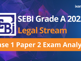 SEBI Grade A 2022: Legal Stream Phase 1 Exam Analysis