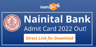 Nainital Bank Admit Card 2022 Out