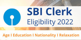 SBI Clerk Eligibility 2022
