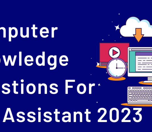 Computer Knowledge Questions (Mixed) for RBI Assistant and SBI Clerk.
