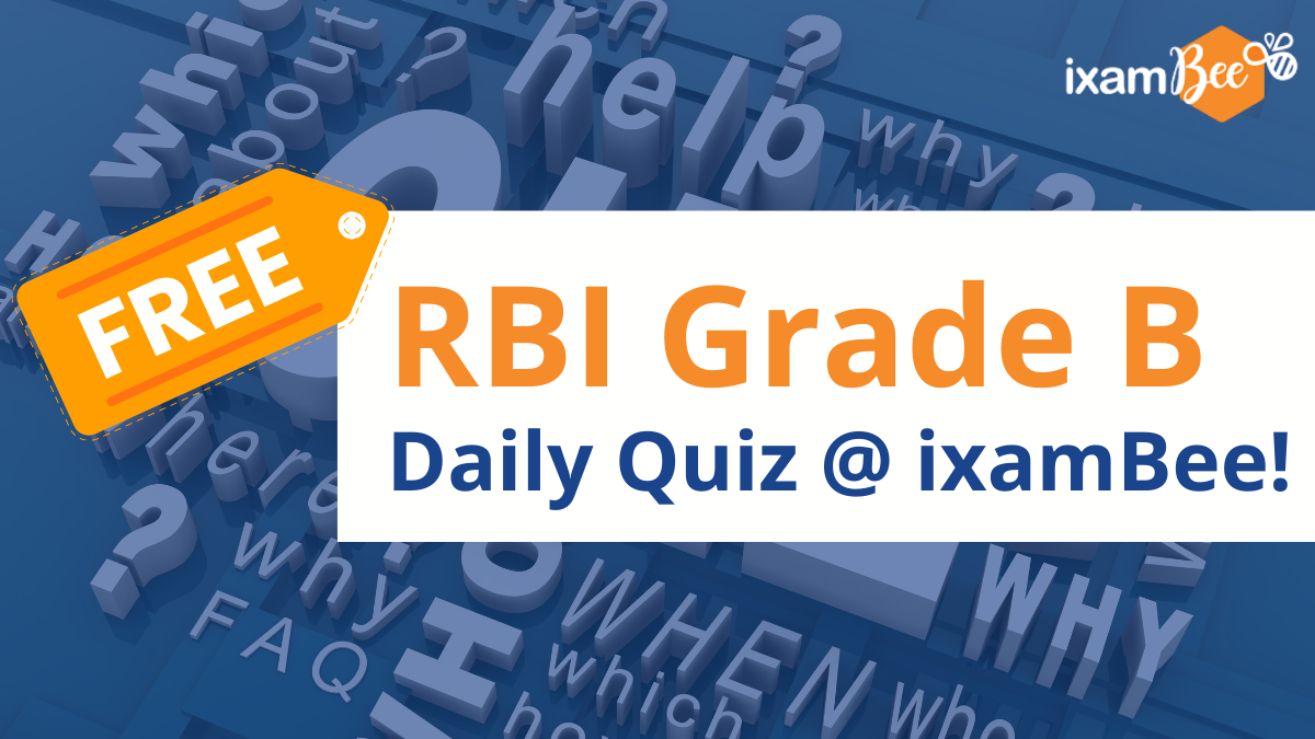 RBI Grade B Daily Quiz