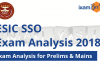 ESIC SSO Exam Analysis 2018
