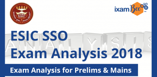 ESIC SSO Exam Analysis 2018