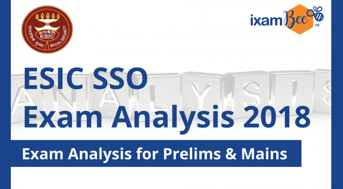 ESIC SSO Exam Analysis 2018