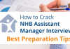 NHB Interview preparation tips