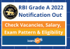 RBI Grade A 2022 Notification Out: Check Vacancies, Salary & Eligibility Criteria