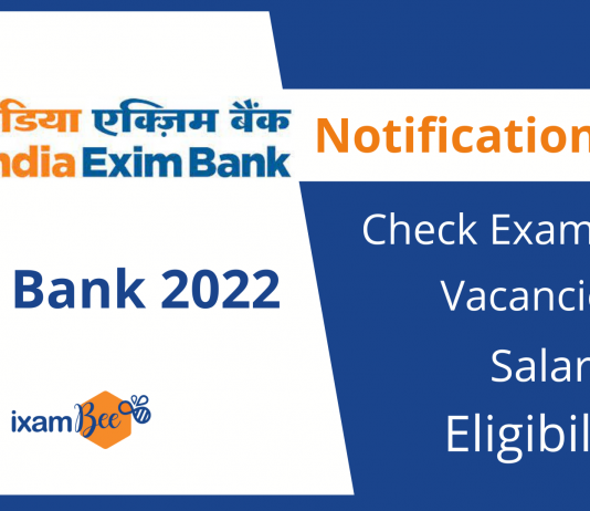 Exim Bank Recruitment 2022: Notification, Vacancies, Salary & Eligibility