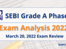 SEBI Grade A Phase 2 Exam Analysis 2022 (General)
