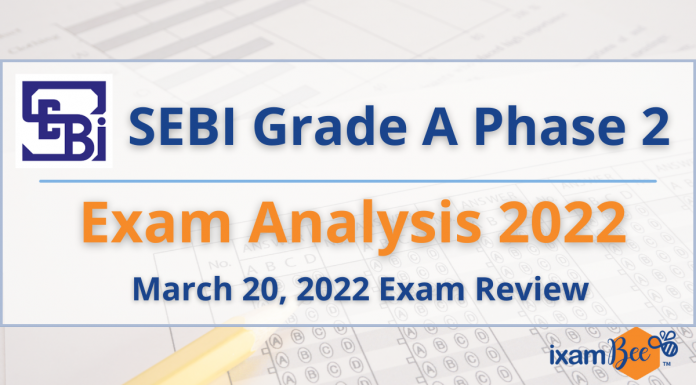 SEBI Grade A Phase 2 Exam Analysis 2022 (General)