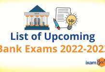 Upcoming Bank Exams 2022-2023