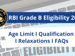 RBI Grade B Eligibility 2022